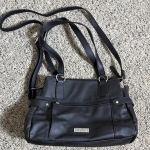 MultiSac Black Shoulder Bag Multiple Pockets & Compartments NWOT